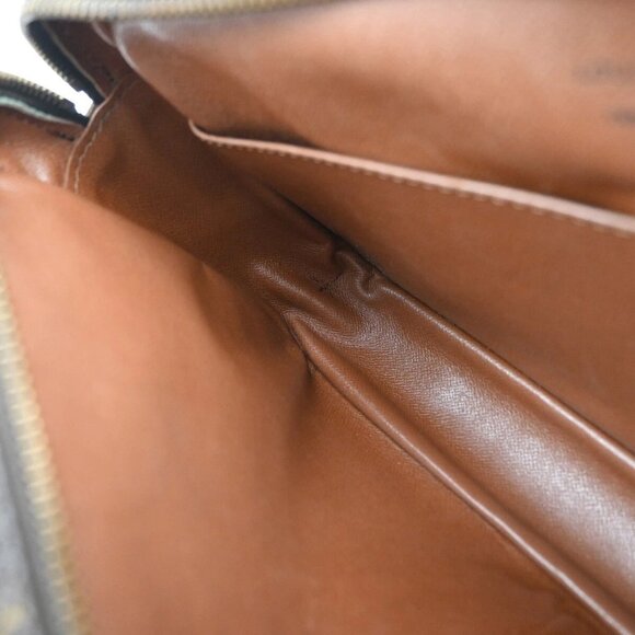 LOUIS VUITTON Compiegne 28 Clutch Bag Monogram Leather Brown GHW M51845 65EE819 - Picture 11 of 15